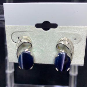 Sorrento Sterling Silver Quartz Screwback Earrings